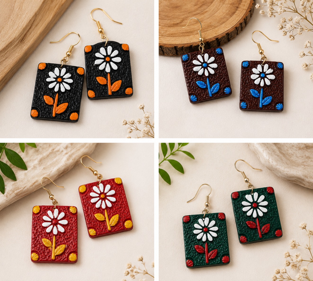 Terracotta Earrings